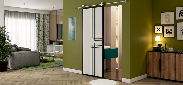 sliding bathroom door installation in Oxnard